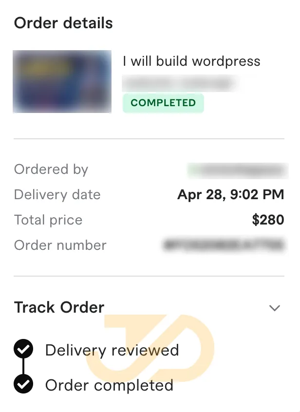 Fiverr Earning Proof by WordPress skill | JD The Web | Malik Muhammad Junaid