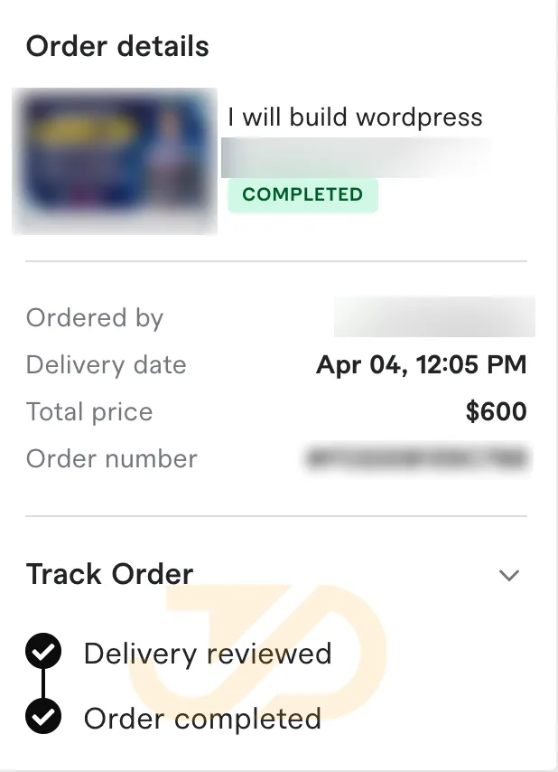 Fiverr Earning Proof by WordPress skill | JD The Web | Malik Muhammad Junaid